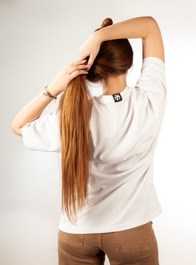 T-shirt oversized When Quality White