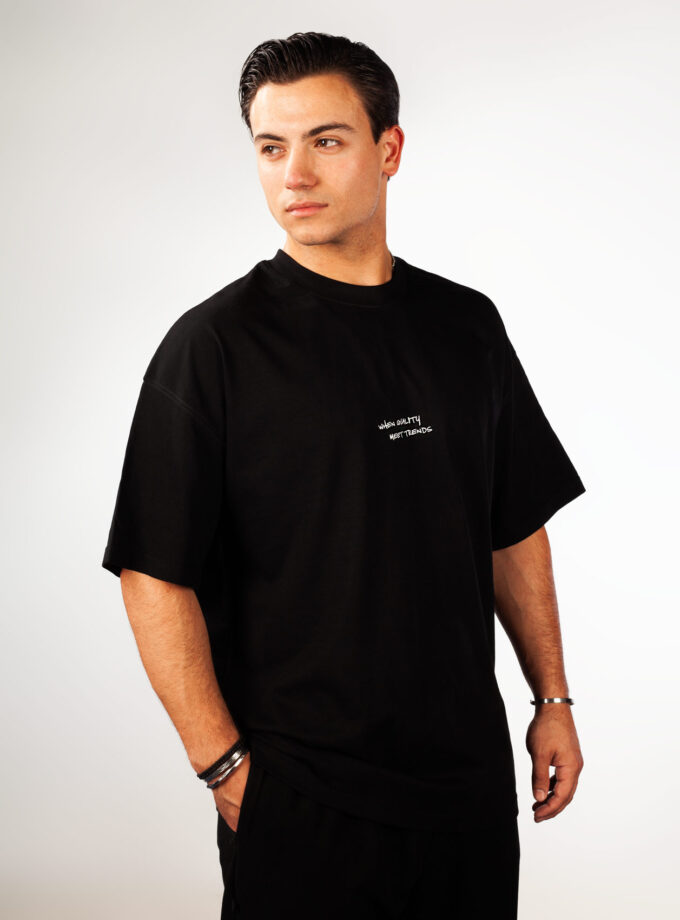 T-shirt oversized When Quality Black