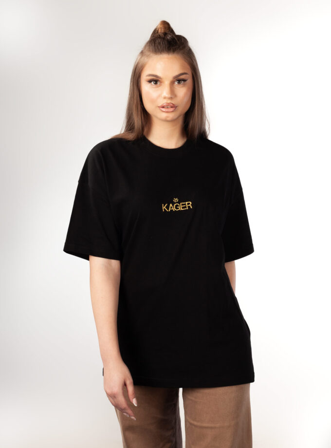 T-shirt oversized Embroidered Gold Kager