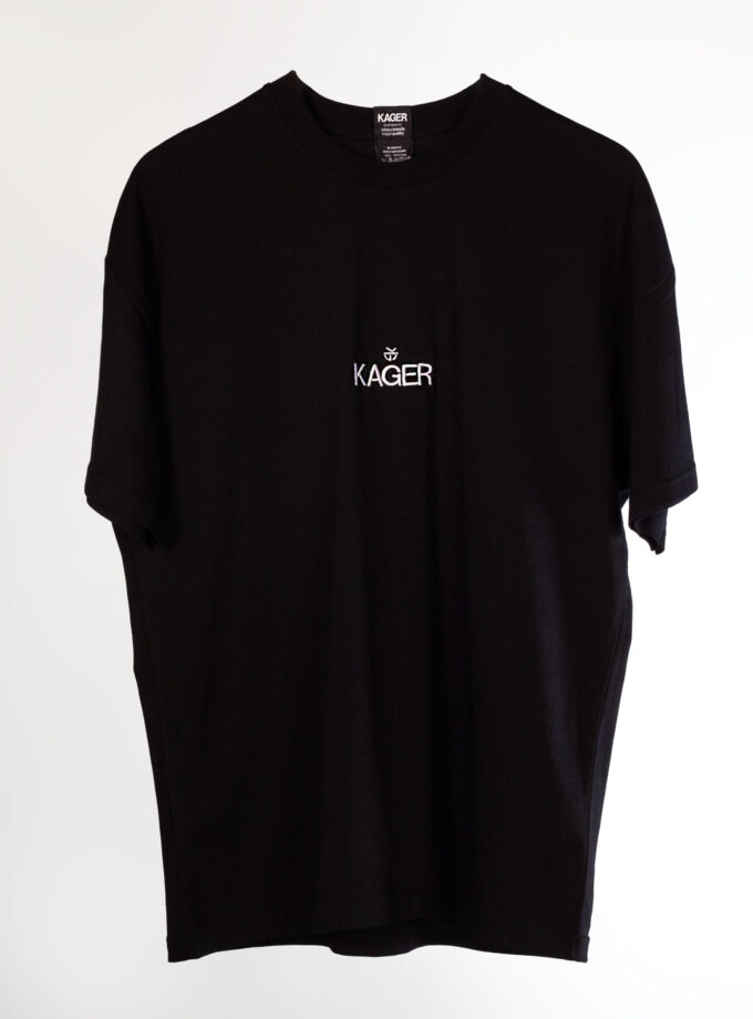T-shirt oversized Embroidered White Kager