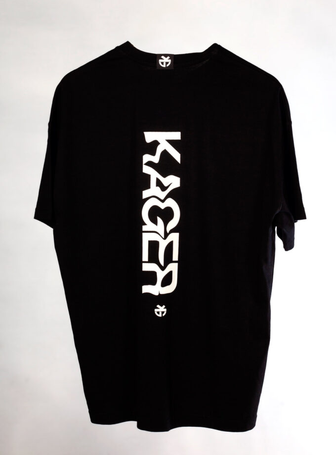 T-shirt oversized Melted Black