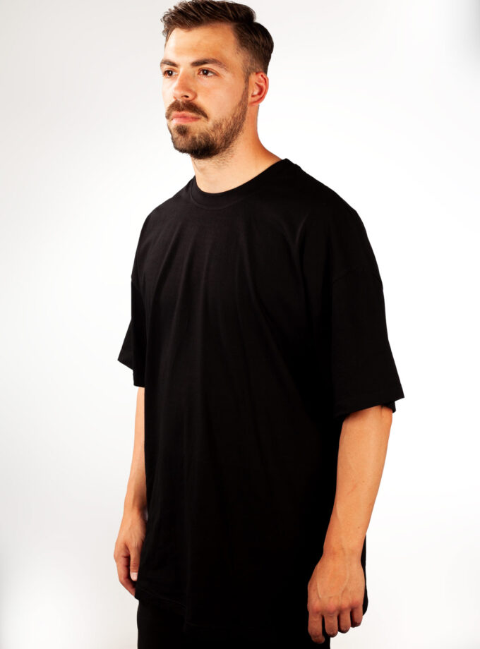 T-shirt oversized Melted Black