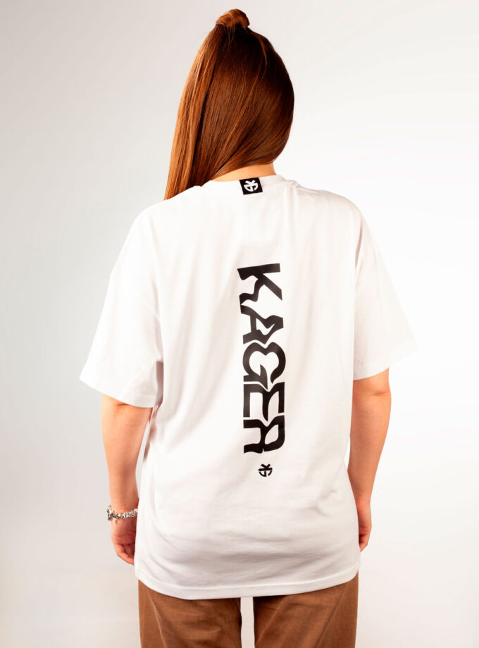 T-shirt oversized Melted White