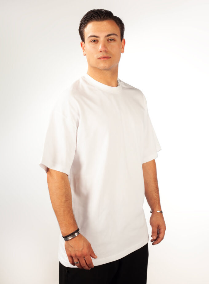 T-shirt oversized Melted White