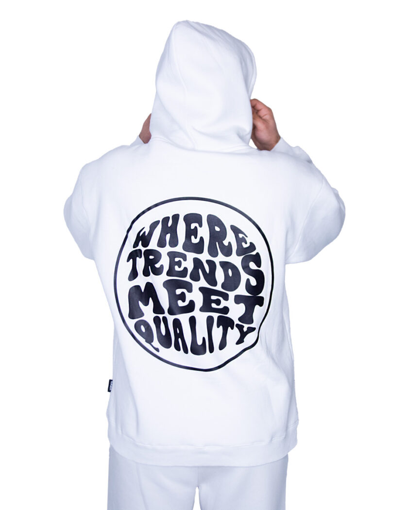 Hoodie White Where Trends Meet Quality - Image 3