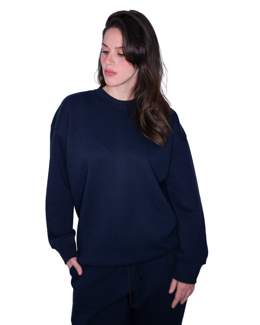 Sweatshirt Oversized Navy Blue