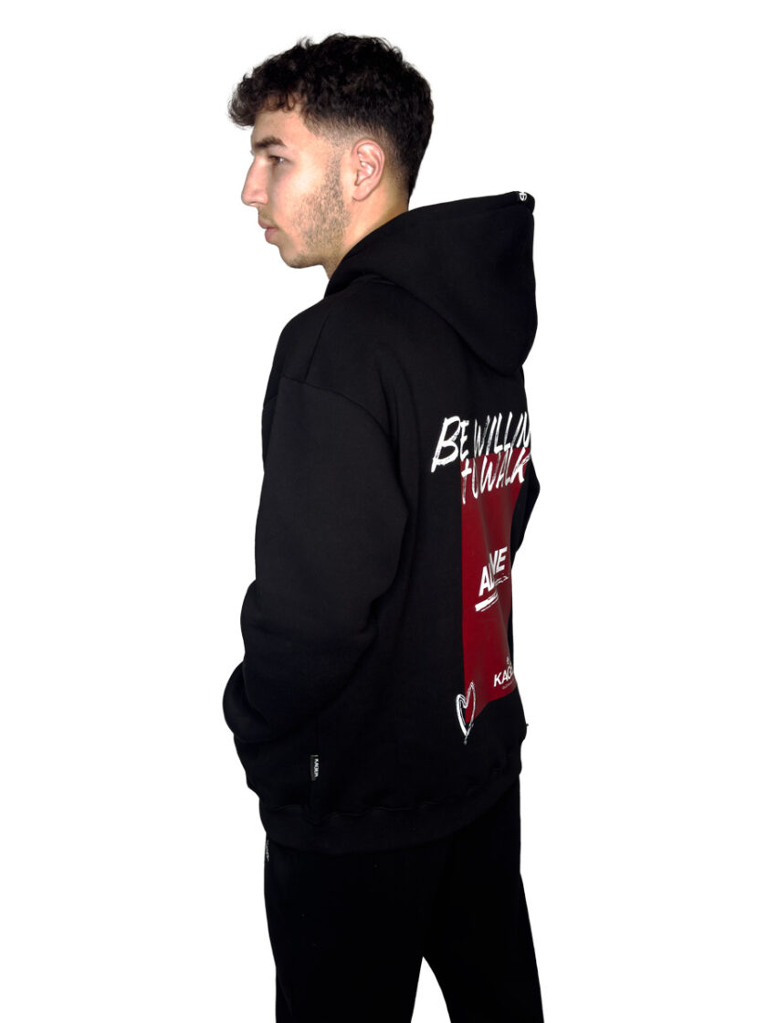 Hoodie Black “Be Willing” - Image 2