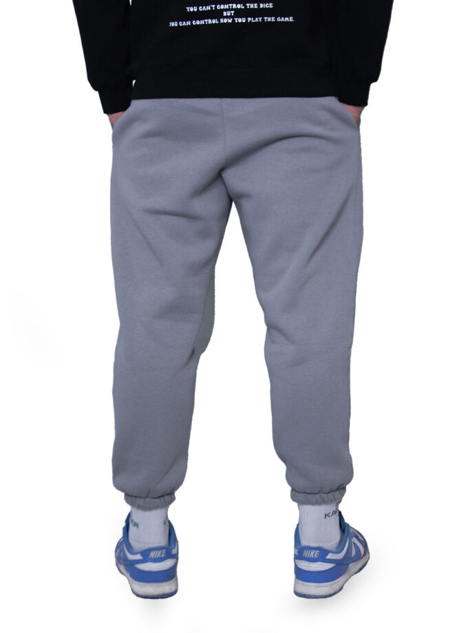 Sweatpants Grey Embroidered