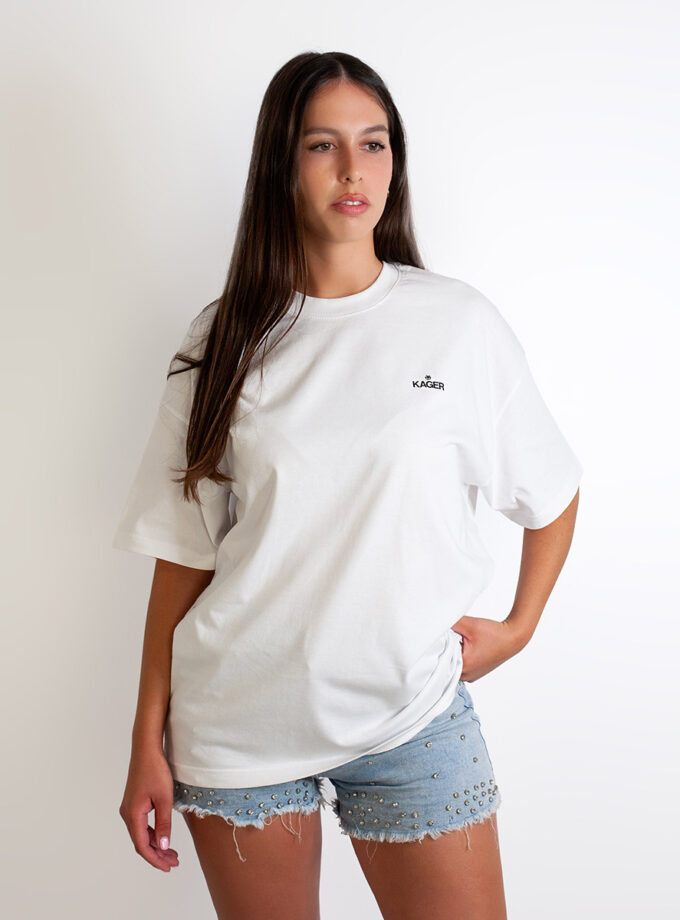 T-shirt Oversized White Boyfriend