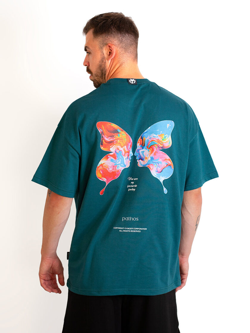 T-shirt Oversized Petrol Pathos