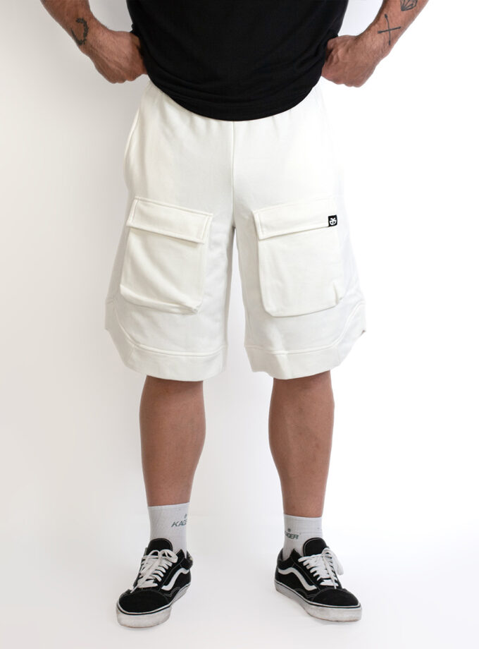 Shorts White Oversized S2502