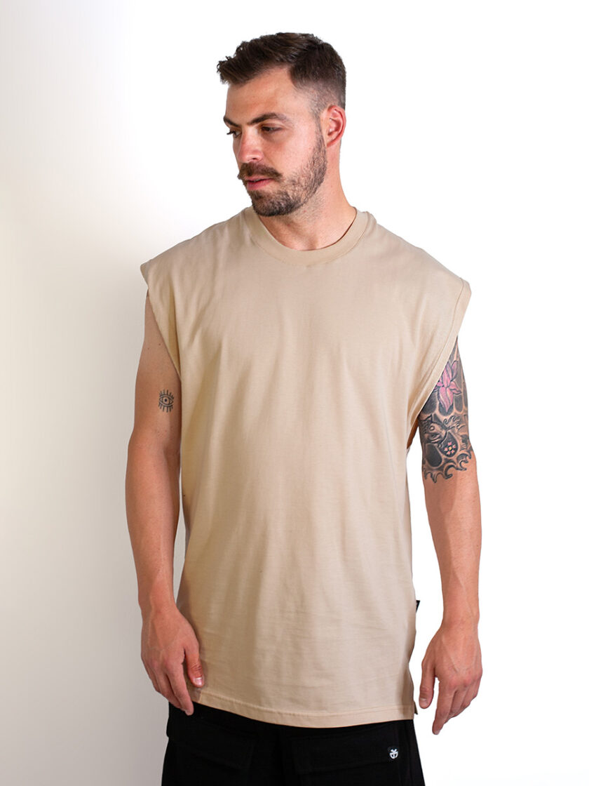 Vest Oversized Beige