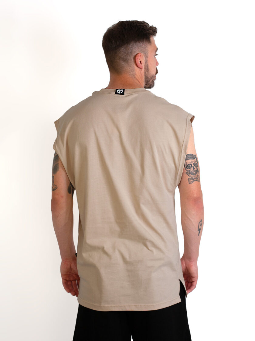 Vest Oversized Beige - Image 3