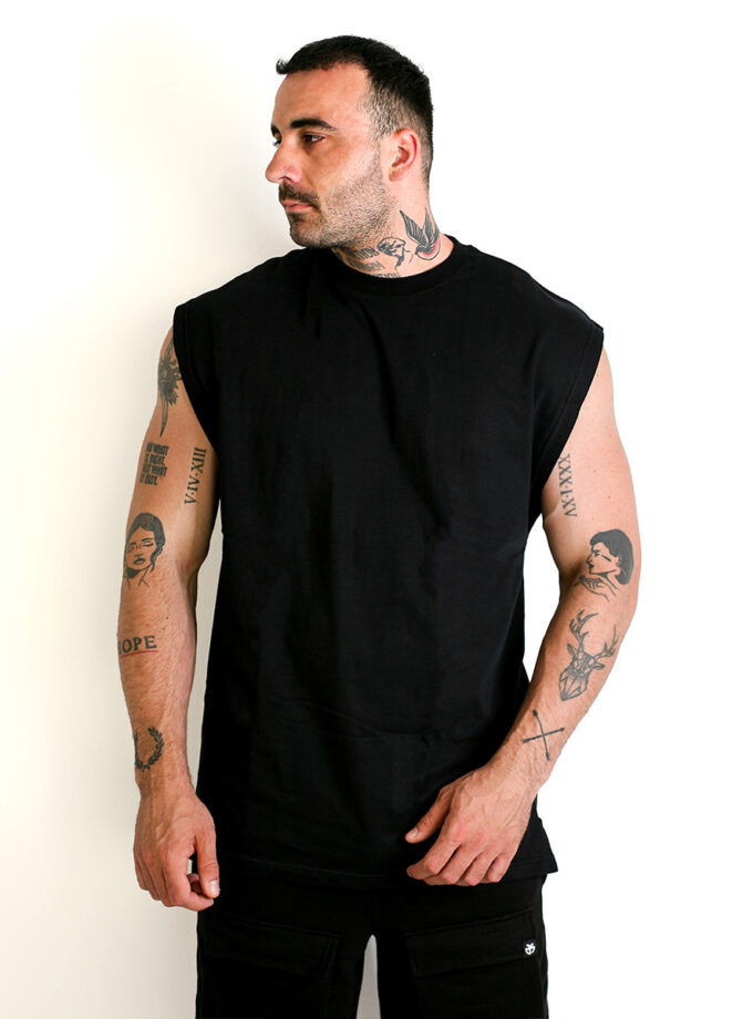Vest Oversized Black