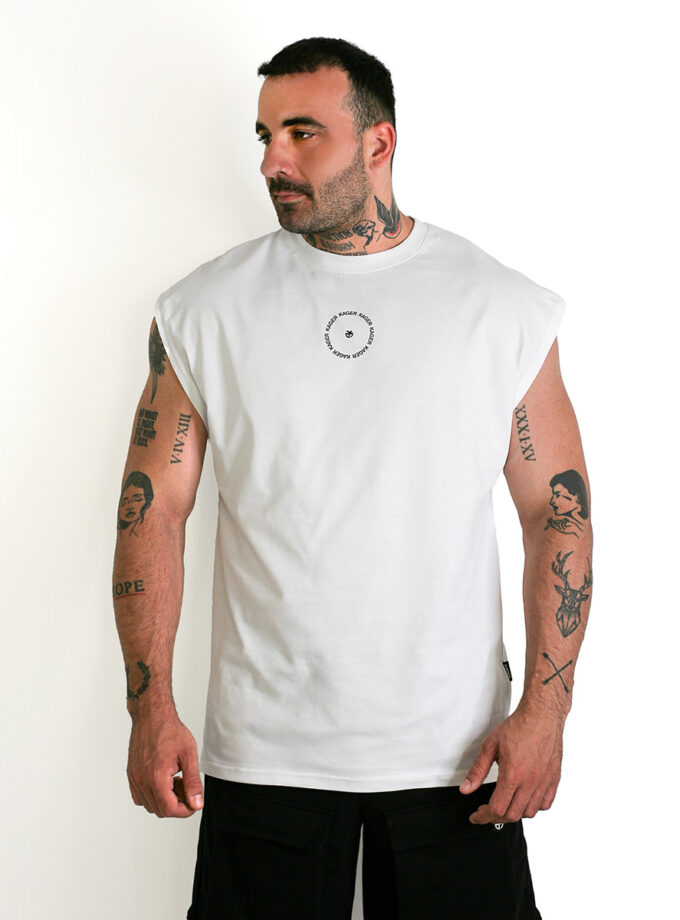 Vest Oversized White Trends/Quality