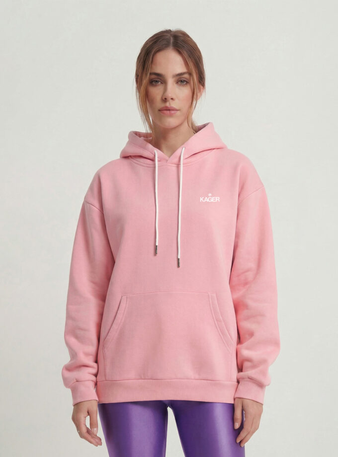 Oversized Essential Hoodie - Pink