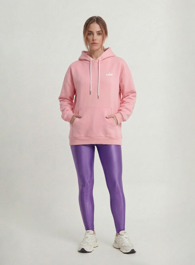 Oversized Essential Hoodie - Pink