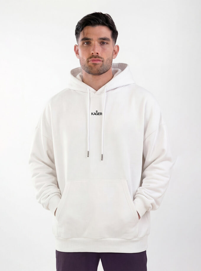Oversized Essential Hoodie - White