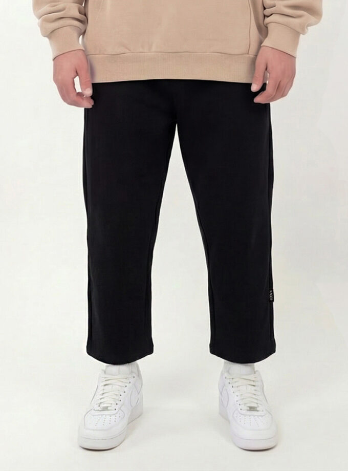 Cropped Sweatpants Black
