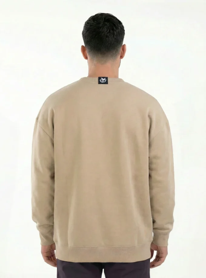 Sweatshirt Oversized Beige